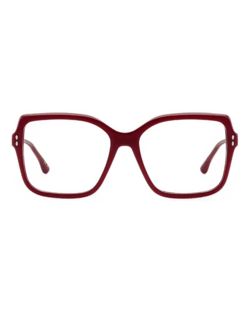 Isabel Marant Brille mit eckigem Gestell - Rot Rot