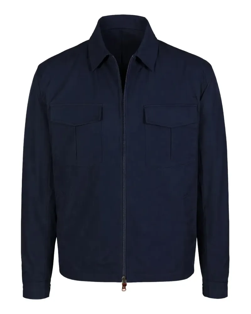 Kiton zip-up jacket - Blau Blau