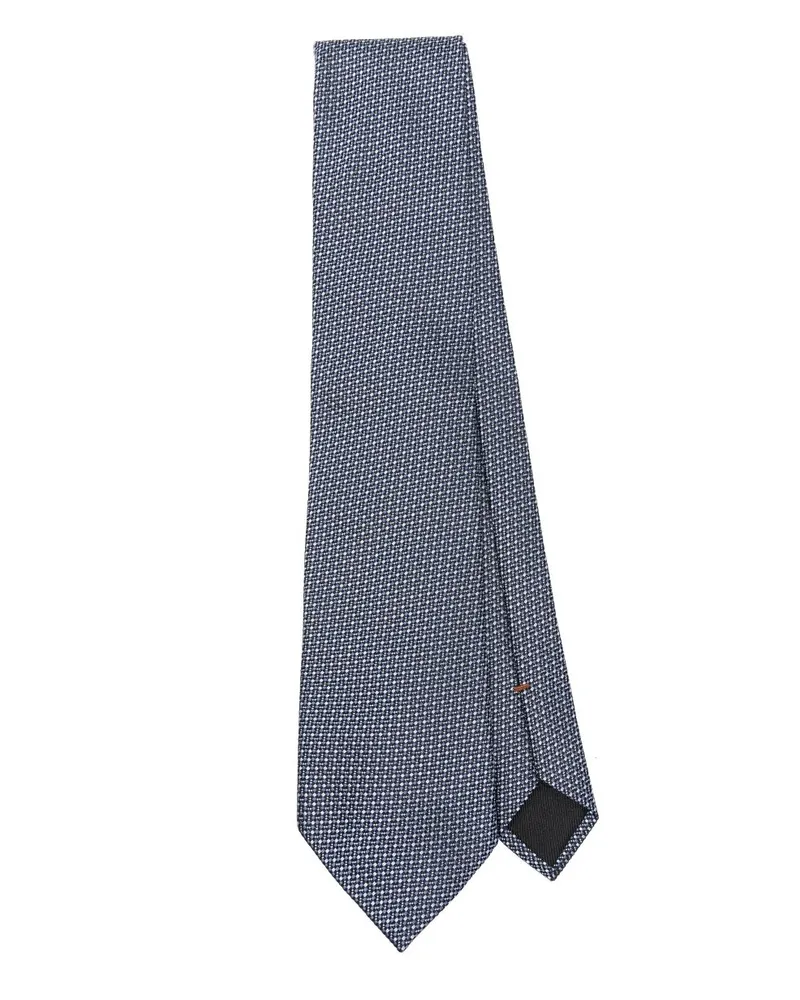Ermenegildo Zegna Krawatte aus Seide - Blau Blau