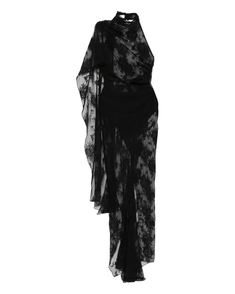 ANDAMANE Kleid mit Spitze - Schwarz Schwarz