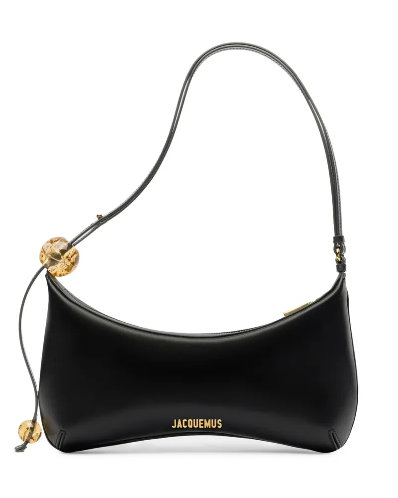 Jacquemus Le Bisou Perle Schultertasche - Schwarz Schwarz