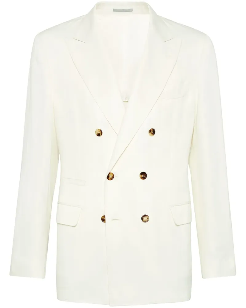 Brunello Cucinelli Doppelreihiges Sakko - Nude Nude