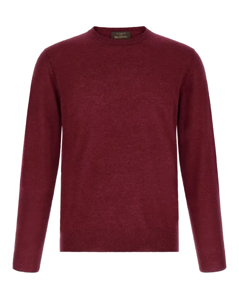 Zanone FlexCashmere Kaschmirpullover mit rundem Ausschnitt - Rot Rot