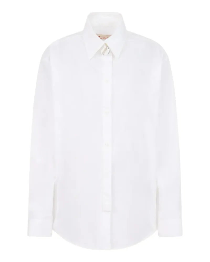 Marni d-ring logo shirt - Weiß Weiß