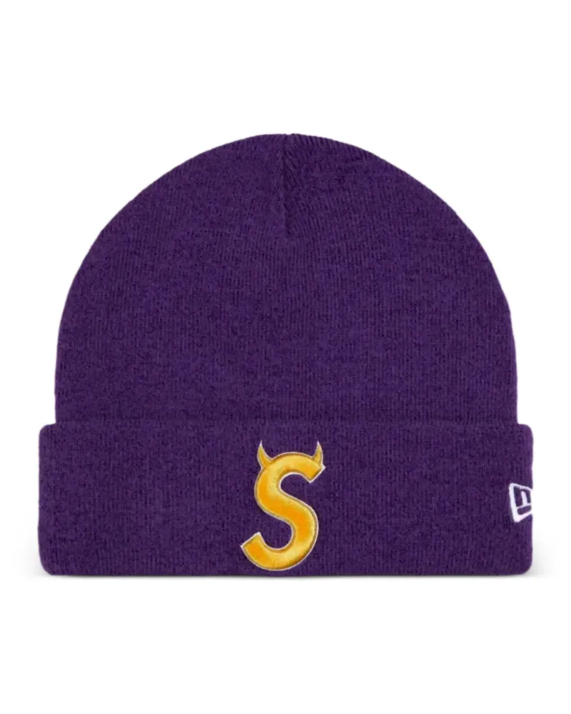 Supreme Being New Era Devil S logo beanie hat - Violett Violett