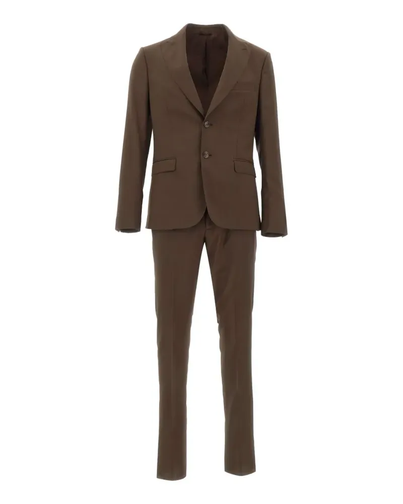 Emanuel Ungaro single-breasted two-piece suit - Braun Braun