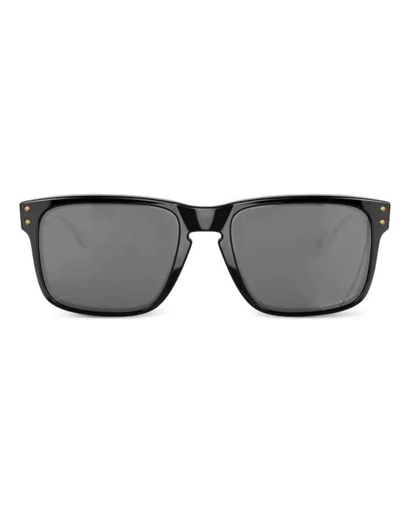 Oakley Sonnenbrille mit eckigem Gestell - Schwarz Schwarz