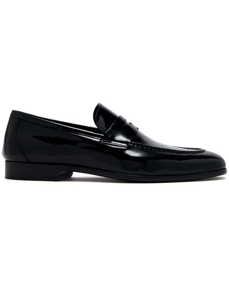 Magnanni Loafer aus Leder - Schwarz Schwarz