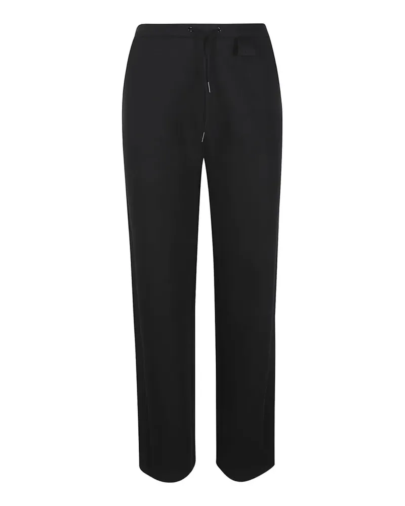 IRO drawstrin-detail straight trousers - Schwarz Schwarz