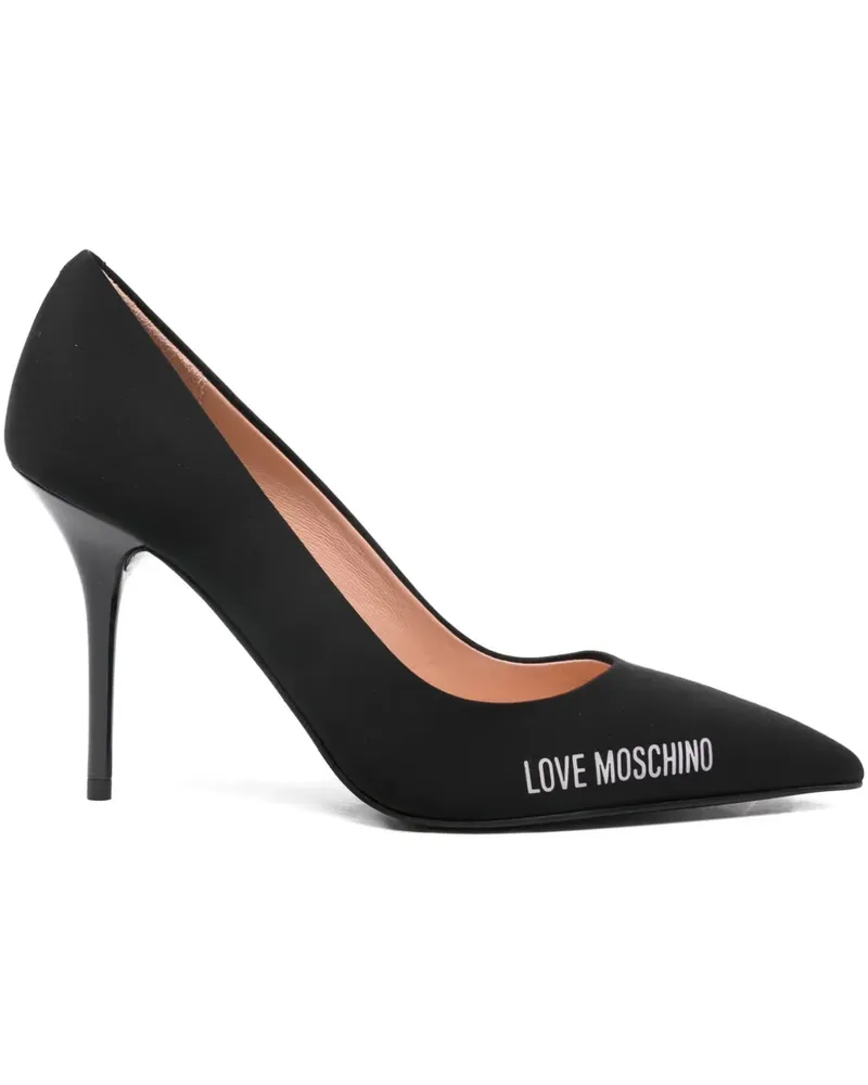 Moschino Pumps 100mm - Schwarz Schwarz