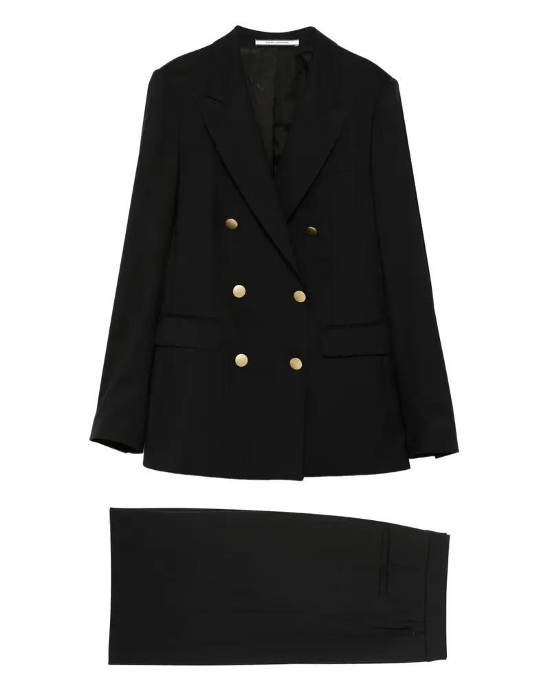 Tagliatore Doppelreihiger Blazer - Schwarz Schwarz