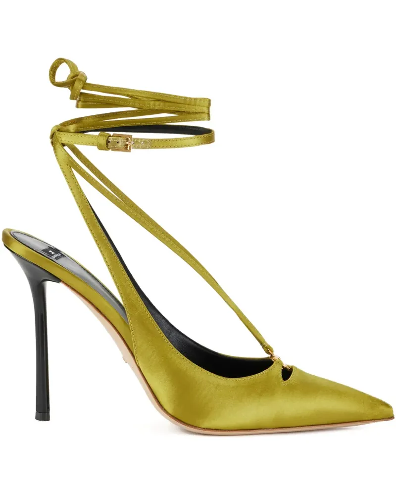 Elisabetta Franchi Satin Slingback-Pumps - Grün Grün