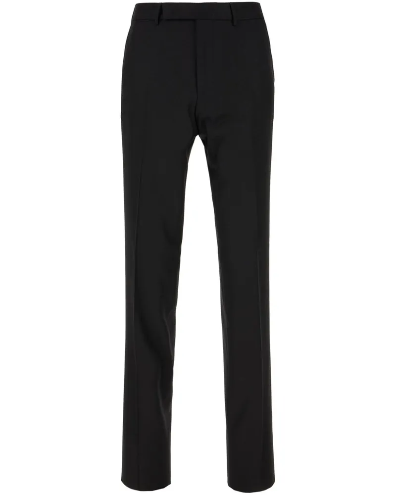 Ermenegildo Zegna Tapered-Hose mit Bügelfalten - Schwarz Schwarz
