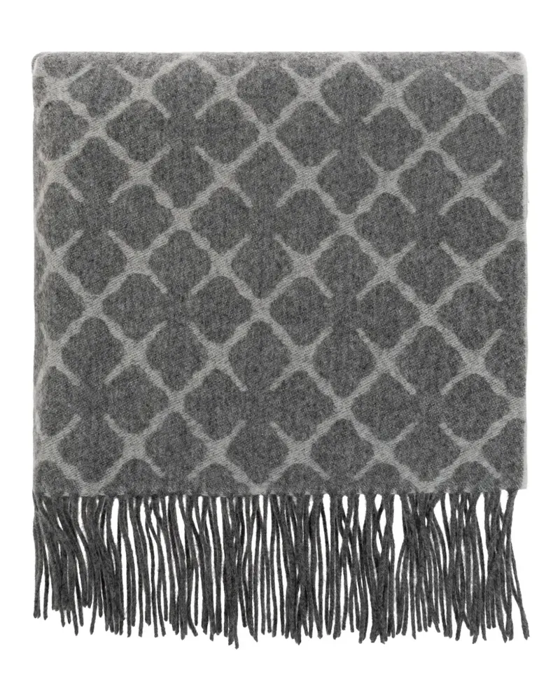 By Malene Birger Ortega Schal mit Monogramm - Grau Grau