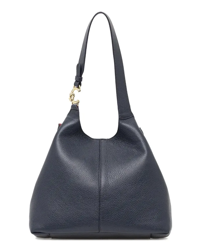 Coccinelle C-Easy logo charm tote bag - Blau Blau