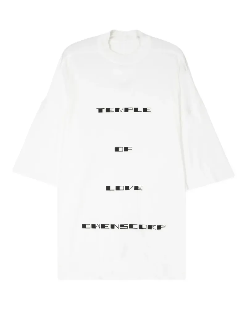 DRKSHDW by Rick Owens short-sleeve print T-shirt - Weiß Weiß
