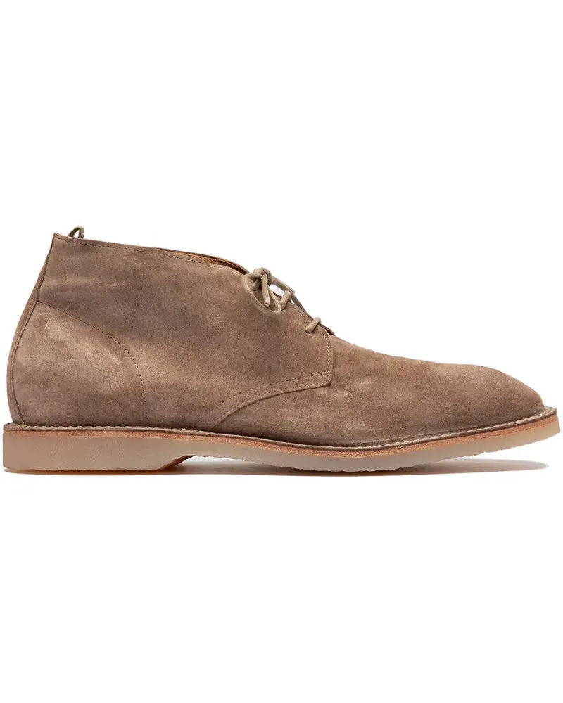 Officine Creative Italia Schnürstiefel aus Wildleder - Braun Braun