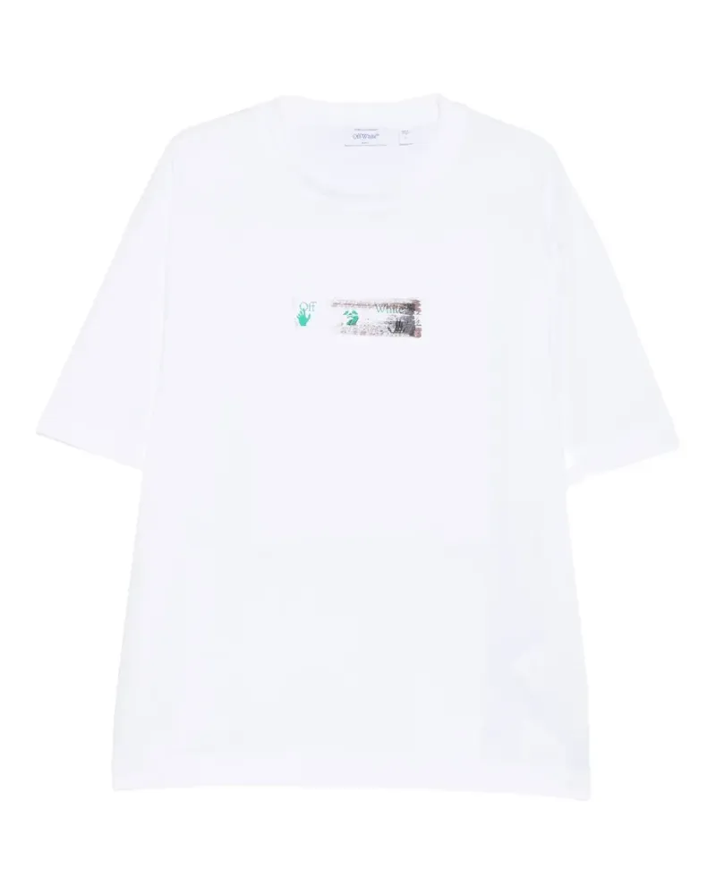 OFF-WHITE Inked Narciso Skate T-Shirt - Weiß Weiß