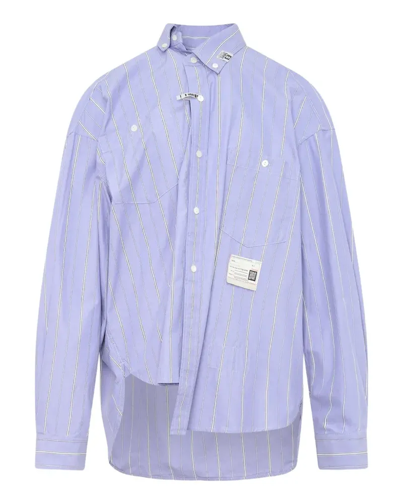 MIHARAYASUHIRO offset front shirt - Violett Violett