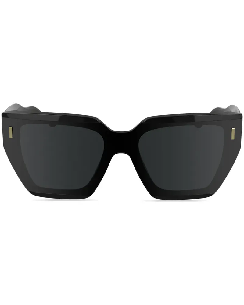 Calvin Klein Sonnenbrille mit Logo - Schwarz Schwarz