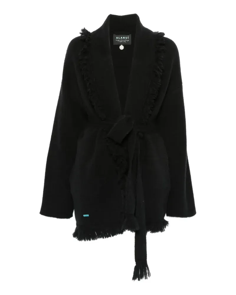 Alanui Cardigan mit Fransen - Schwarz Schwarz
