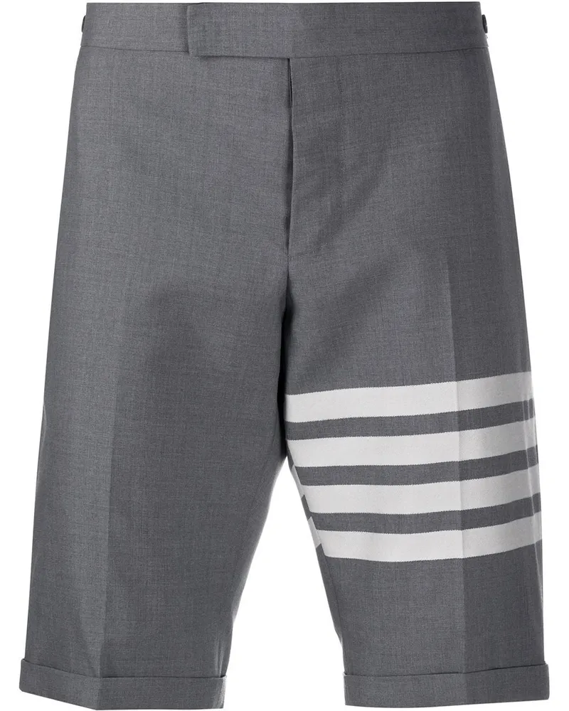 Thom Browne Shorts mit Streifen - Grau Grau