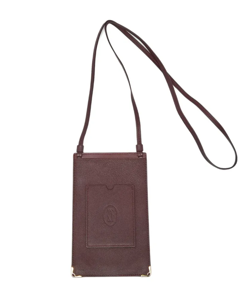 Cartier Must de  Umhängetasche mit Prägung - Rot Rot