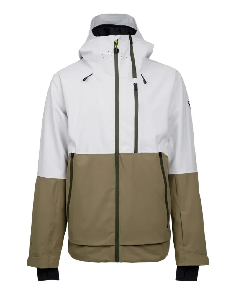 Brunotti Kane colour-block hooded jacket - Weiß Weiß