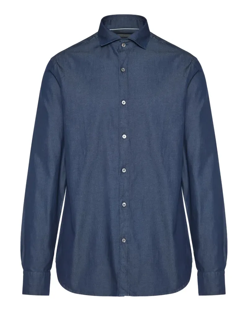 Canali buttoned shirt - Blau Blau