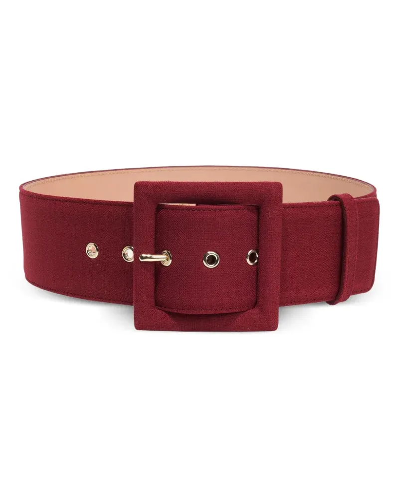 Carolina Herrera New York Icon Faille-Gürtel - Rot Rot