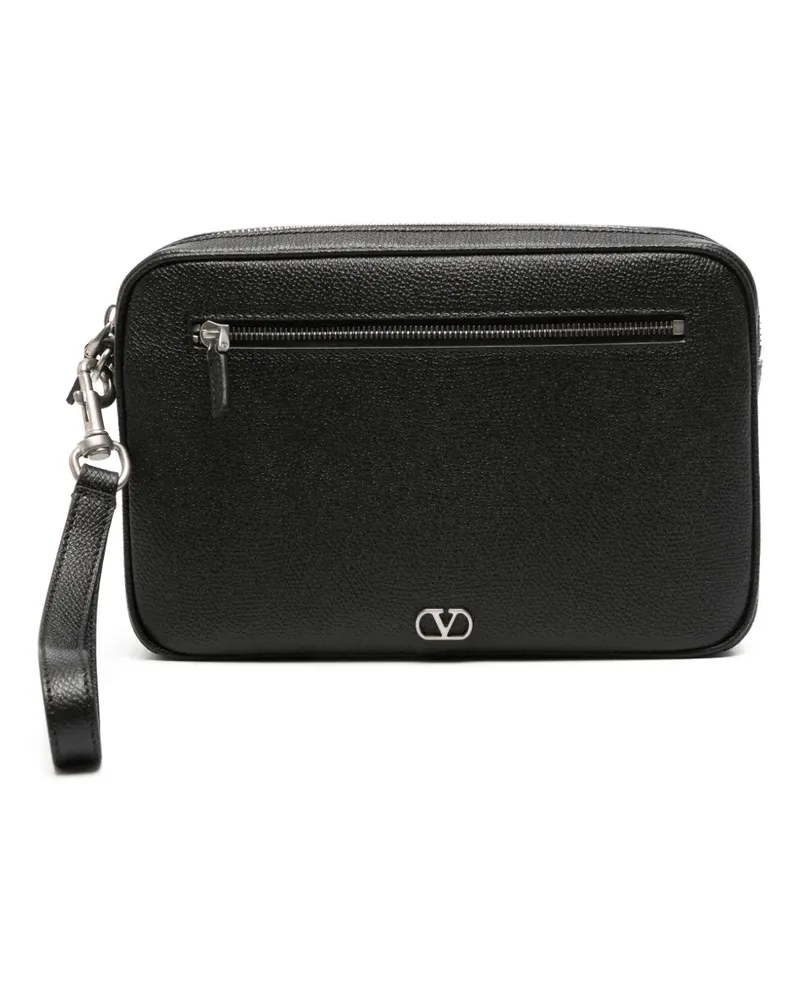 Valentino Garavani VLogo Signature Clutch - Schwarz Schwarz