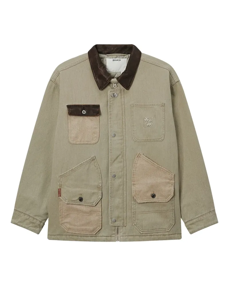 Musium Div. multi-pocket jacket - Nude Nude