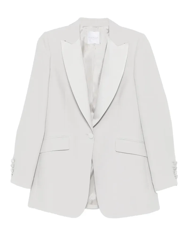 CENERE GB peak-lapel single-breasted blazer - Grau Grau