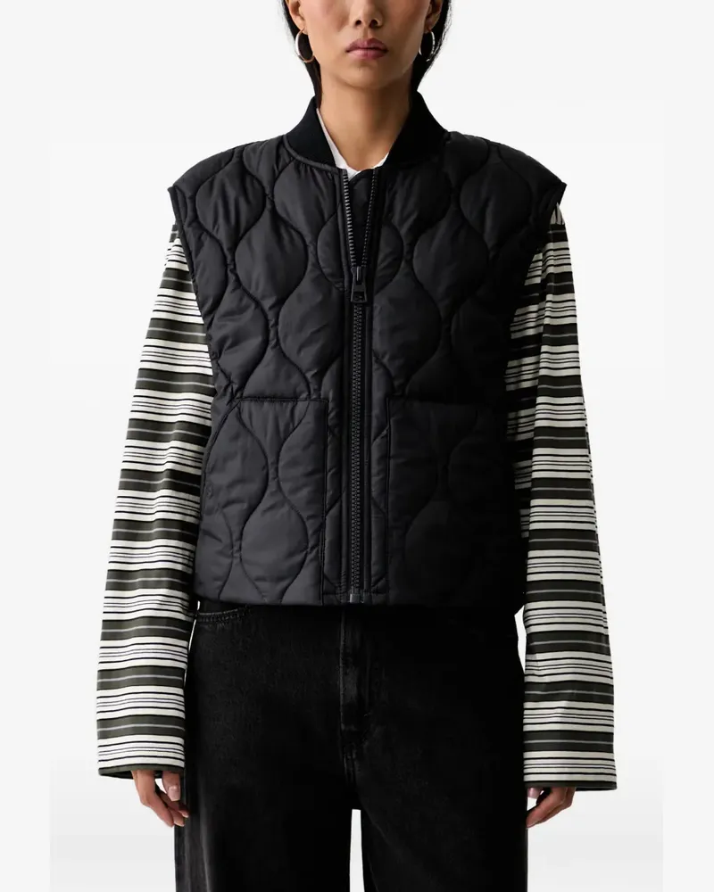 Marc O'Polo x Function quilted gilet - Blau Blau