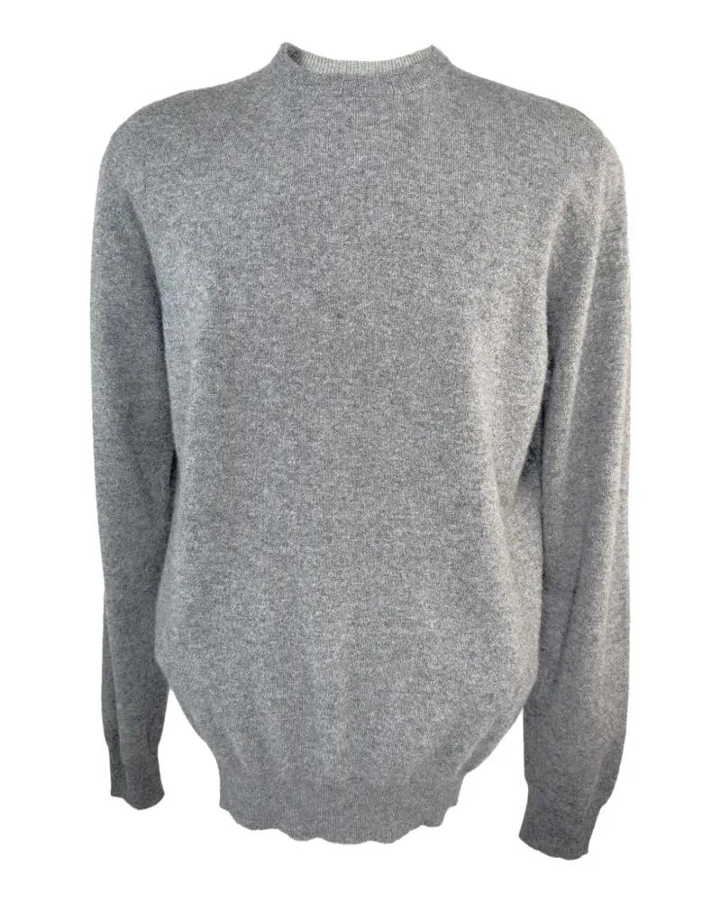Massimo Alba ribbed-trim cashmere sweater - Grau Grau