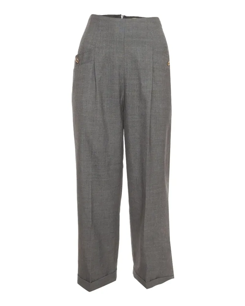 Sandro high-waisted pleated trousers - Grau Grau