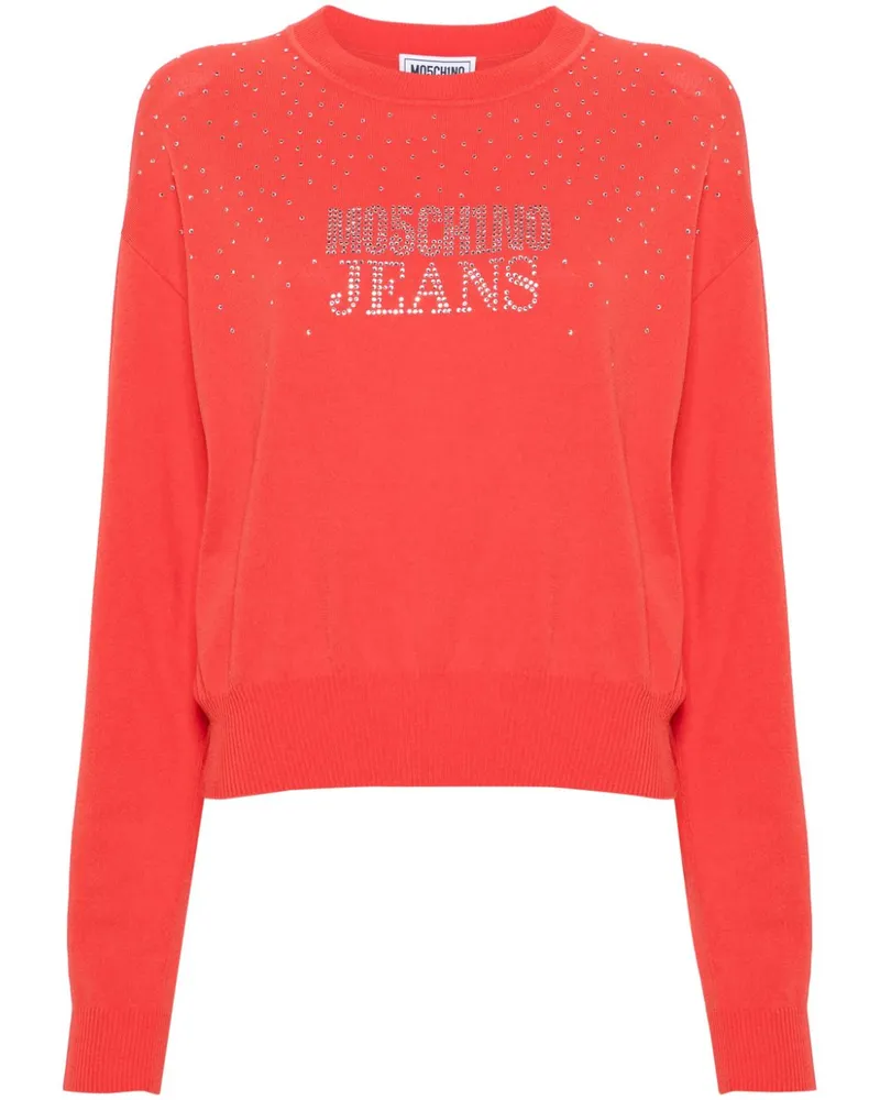 Moschino Pullover mit Rundhalsausschnitt - Rot Rot