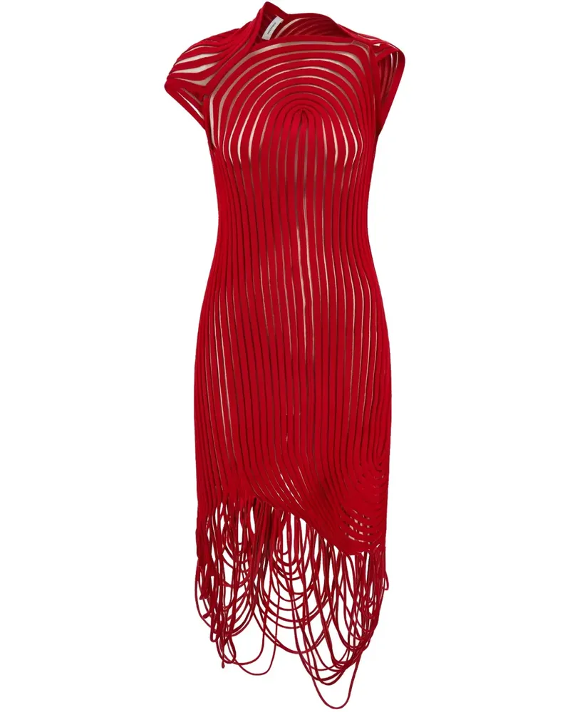 Ferragamo Asymmetrisches Minikleid - Rot Rot