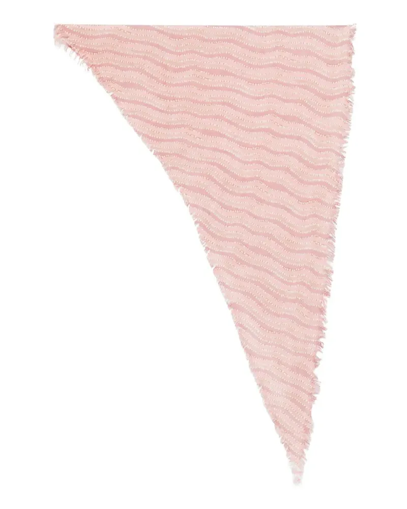 hemisphere fringed scarf - Rosa Rosa