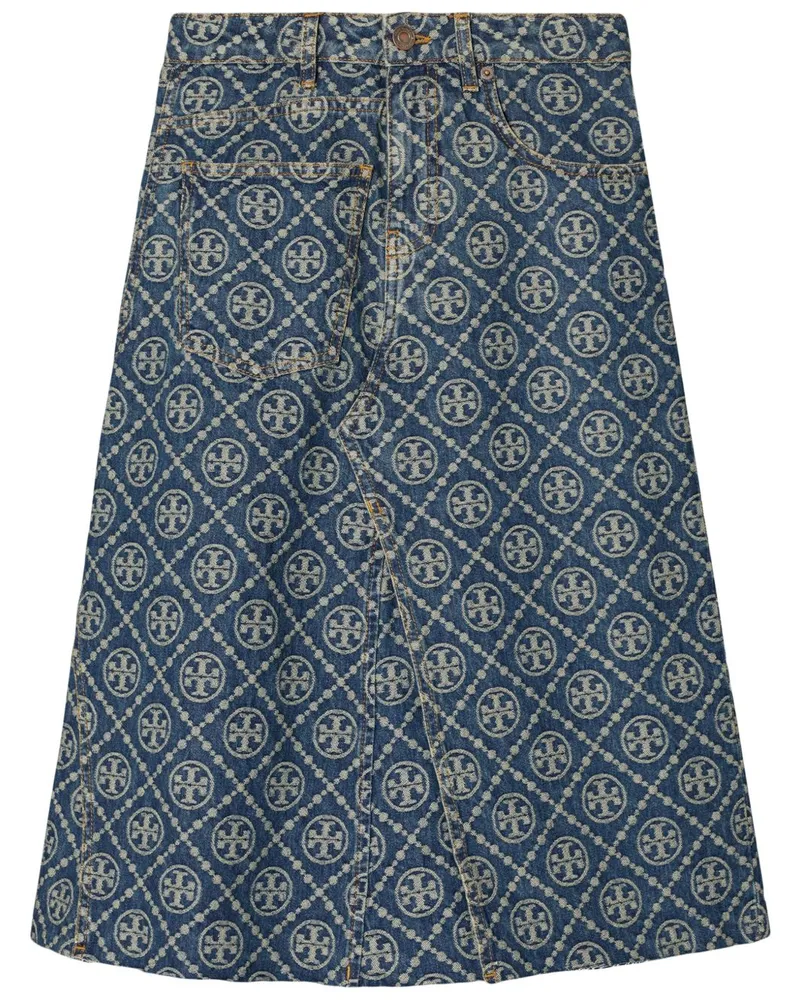 Tory Burch Klassischer Jeansrock - Blau Blau