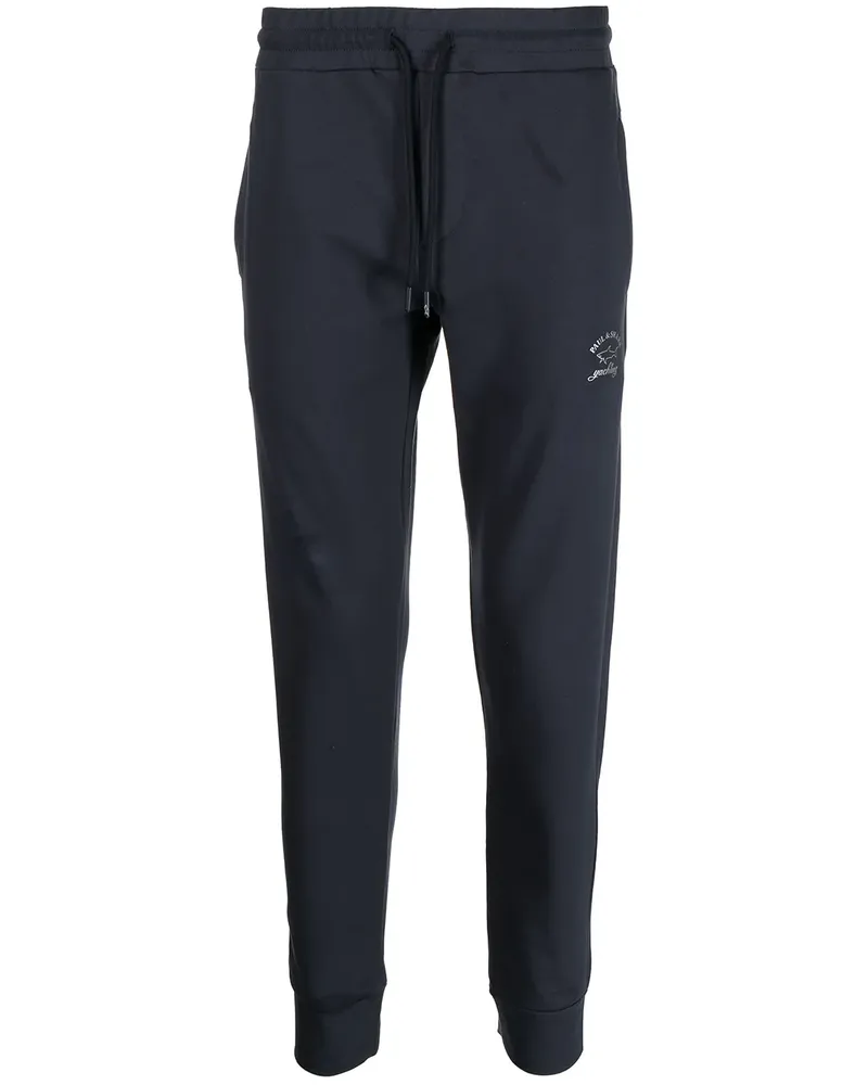 Paul & Shark Tapered-Jogginghose mit Logo - Blau Blau