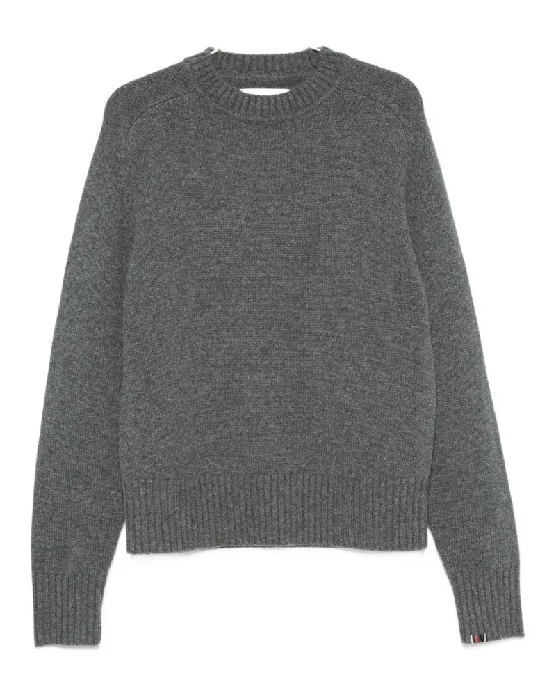extreme cashmere Bourgeois ribbed-knit sweater - Grau Grau