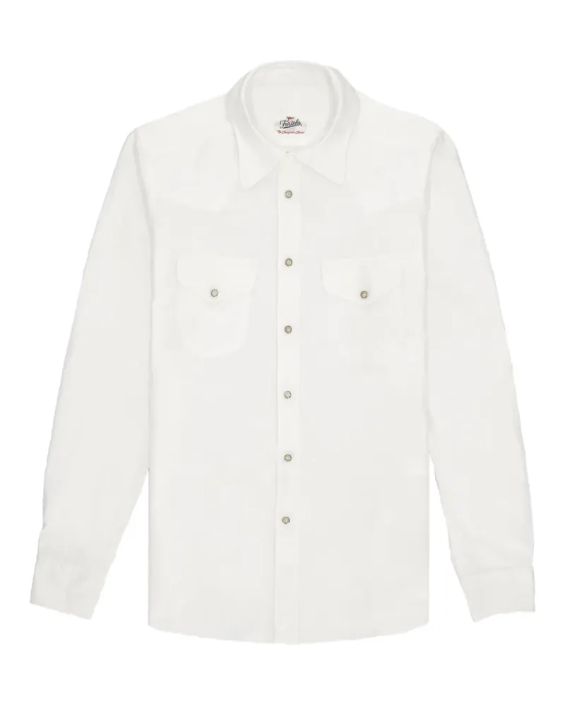 Fortela Texana cotton shirt - Weiß Weiß
