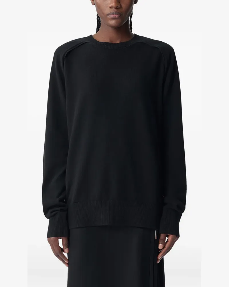 Ann Demeulemeester crew-neck sweatshirt - 099 BLACK 099