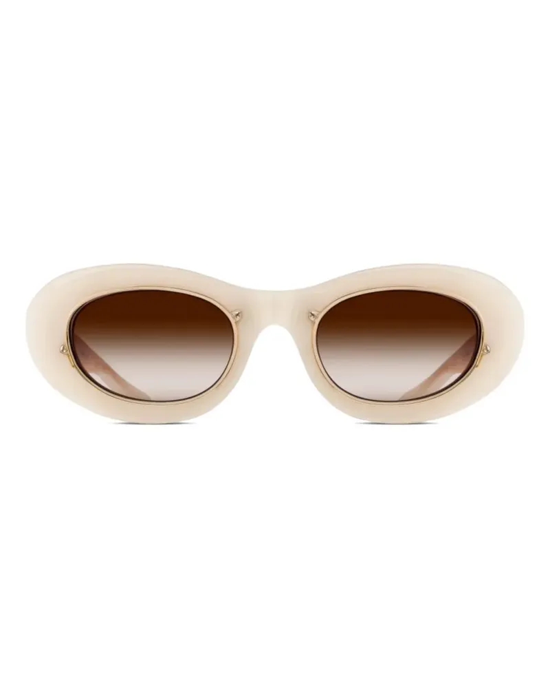 MATSUDA oval-frame sunglasses - Nude Nude