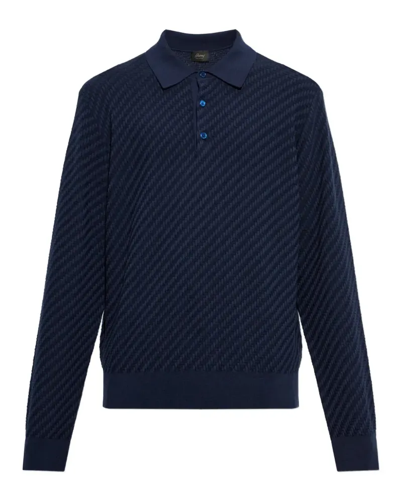 Brioni Langärmeliger Pullover - Blau Blau