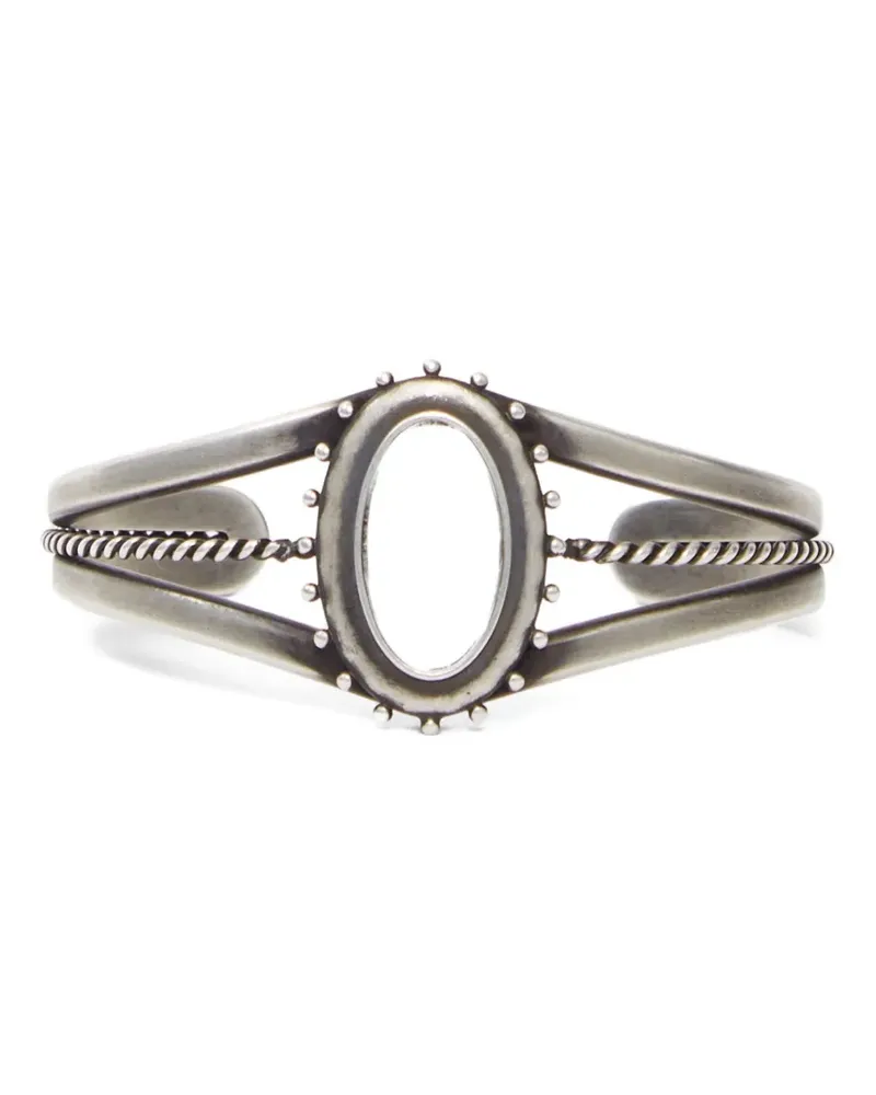 Ann Demeulemeester Fern cuff bracelet - Silber Silber