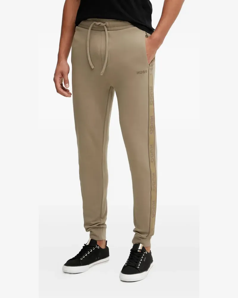 HUGO BOSS Jogginghose mit Logo-Streifen - Braun Braun