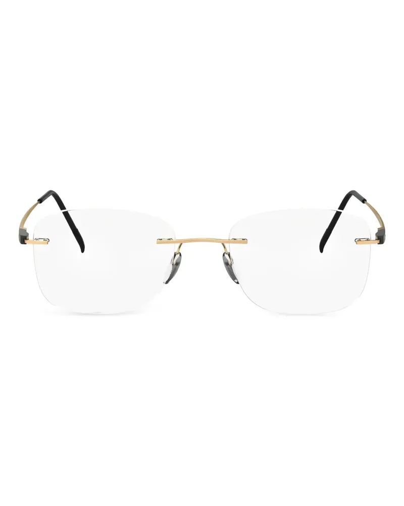 Silhouette Rahmenlose Brille - Gold Gold