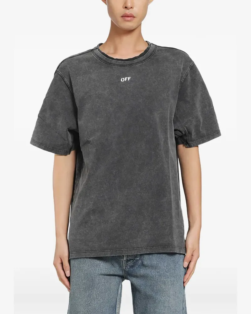 OFF-WHITE Off-Stamp T-Shirt - Grau Grau